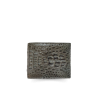 CROCODILE HORNBACK LEATHER SHORT BI-FOLD WALLET : CW22HKS1MX