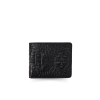 CROCODILE HORNBACK LEATHER SHORT BI-FOLD WALLET : CW22HSTLAY