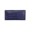 CROCODILE BELLY LEATHER LONG BI-FOLD WALLET : CW22SMY