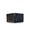 CROCODILE BELLY LEATHER SHORT BI-FOLD WALLET : CW22SSTAY