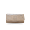 CROCODILE BACK-TAIL LEATHER LONG TRI-FOLD WALLET : CW33BTMMX