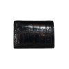 CROCODILE BELLY LEATHER SHORT TRI-FOLD WALLET : CW33SS1AY