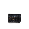 C-W33S-SS-AY | GENUINE CROCODILE BELLY LEATHER MINI TRI-FOLD WALLET