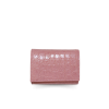 CROCODILE BELLY LEATHER MINI TRI-FOLD WALLET : CW33SSSAY