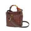 CROCODILE HORNBACK LEATHER HANDBAG : CLB0671HMX