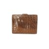 CROCODILE BELLY & LEG LEATHER SHORT BI-FOLD WALLET : CW22SSลิ้นMX