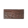 Crocodile Back & Belly Leather Long Bi-fold Wallet : CW22BSKMMX