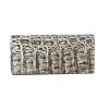 Crocodile Back & Belly Leather Long Bi-fold Wallet : CW22BSKMMX