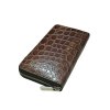 Crocodile Belly Leather Long Medium Zipped Wallet : CW01SMT