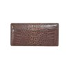 Crocodile Hornback Leather Long Bi-fold Wallet : CW22HKMMX