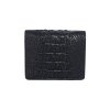 CROCODILE BACK TAIL LEATHER SHORT BI-FOLD VERTICAL WALLET : CW22BTSHKAY