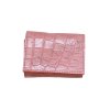 CROCODILE BELLY LEATHER MINI TRI-FOLD WALLET : CW33SSSAY