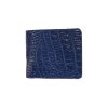 CROCODILE BELLY LEATHER SHORT BI-FOLD WALLET : CW22SSAY