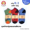 ถุงเท้าตาตุ่มสีหวาน