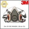 3M หน้ากากครึ่งหน้า 6100 size S 6000 series Half face mask respirator