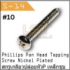 Flat Head Tapping Screw Nickel Plated