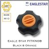 Eagle Star FIT KNOB สีดำฝาสีส้ม Black with Orange lit M10