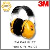 3M ครอบหูลดเสียง Earmuff รุ่น Optime 98 H9A ลดเสียง NRR 25 เดซิเบล (dBA)