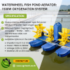 Waterwheel Fish Pond Aerator: High-Efficiency 1500W Oxygenation System for Large Aquaculture Ponds