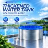 Galvanized steel prefabricated fish pond (3m diameter, 1.15m height, 8,000L capacity)