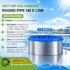 Galvanized steel prefabricated fish pond (5m diameter, 1.15m height, 22,000L capacity)