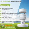 เซนเซอร์วัดความเร็วและทิศทางลม อัลตราโซนิก 360° ความแม่นยำสูง (RS485)