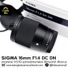 Sigma 16mm F1.4 DC DN
