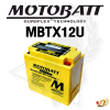 แบตเตอร์รี่ MOTOBATT MBTX12U