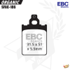 ผ้าเบรค EBC SFAC186 สำหรับ VESPA 125-150 (F)