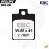 ผ้าเบรค EBC SFAC260 สำหรับ VESPA LX150 (F)