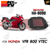 Air Filter K&N HA-8098 สำหรับ VFR 800 VTEC