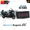 กรองอากาศ K&N SU-6303 สำหรับ Burgman 650