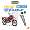 ชุดสปริงโช๊คหน้า OHLINS FSK123 สำหรับ HONDA CRF250L/RALLY