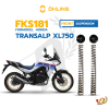 ชุดสปริงโช๊คหน้า OHLINS FKS181 สำหรับ HONDA TRANSALP XL750