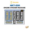 ชุดสติ๊กเกอร์ OHLINS MKT030