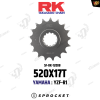 Front Sprocket RK 520X17T For YZF-R1