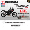 ท่อ YOSHIMURA RS-12 สำหรับ HONDA TRANSALP