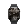 AP013 Apple Watch Series 10 GPS 42mm Jet Black Aluminium Case with Black Sport Band - S/M