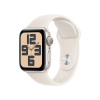 AP015 Apple Watch SE GPS 40mm Starlight Aluminium Case with Starlight Sport Band - S/M (2024)