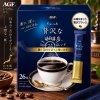 AGF กาแฟดำ พรีเมียม กาแฟสำเร็จรูป ไม่ผสมน้ำตาล บรรจุ 26 ซอง