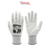ถุงมือเคลือบ PU เต็มฝ่ามือ สีขาว (Eco Standard)