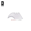 ใบมีดเซฟตี้ WBG209 MISE BLADE B209 004 D01 (100 ใบ/เเพ็ค)