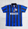 เสื้อ Inter Milan Official Retro 1998 ลิขสิทธิ์สโมสร พร้อม ชื่อ Adriano 10 (Unsigned)