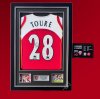 เสื้อ Arsenal Retro Signed by Kolo Touré พร้อมข้อความพิเศษ เข้ากรอบ
