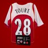เสื้อ Arsenal Retro Signed by Kolo Touré พร้อมข้อความพิเศษ