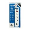 ปลั๊กรางไฟ 3 ช่อง 1 สวิตซ์ 2USB 3 เมตร DATA รุ่น WL158I