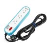 ปลั๊กรางไฟมาตรฐาน มอก. 3 ช่อง 1 สวิตซ์ 3 เมตร (ฟ้า/เทา) DATA รุ่น AP3146