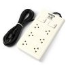 ปลั๊กรางไฟมาตรฐาน มอก. 6 ช่อง 2 สวิตซ์ 3 เมตร DATA รุ่น DT6218