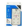 ปลั๊กรางไฟมาตรฐาน มอก. 6 ช่อง 2 สวิตซ์ 5 เมตร DATA รุ่น DT6218