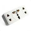 เต้ารับอะแดปเตอร์อเนกประสงค์ 3ขา 1ช่อง + 2ขา 2ช่อง DATA รุ่น ADAPTER UNIVERSAL 1